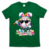 Cool Baseball Drip Bunny Rabbit Easter T-Shirt