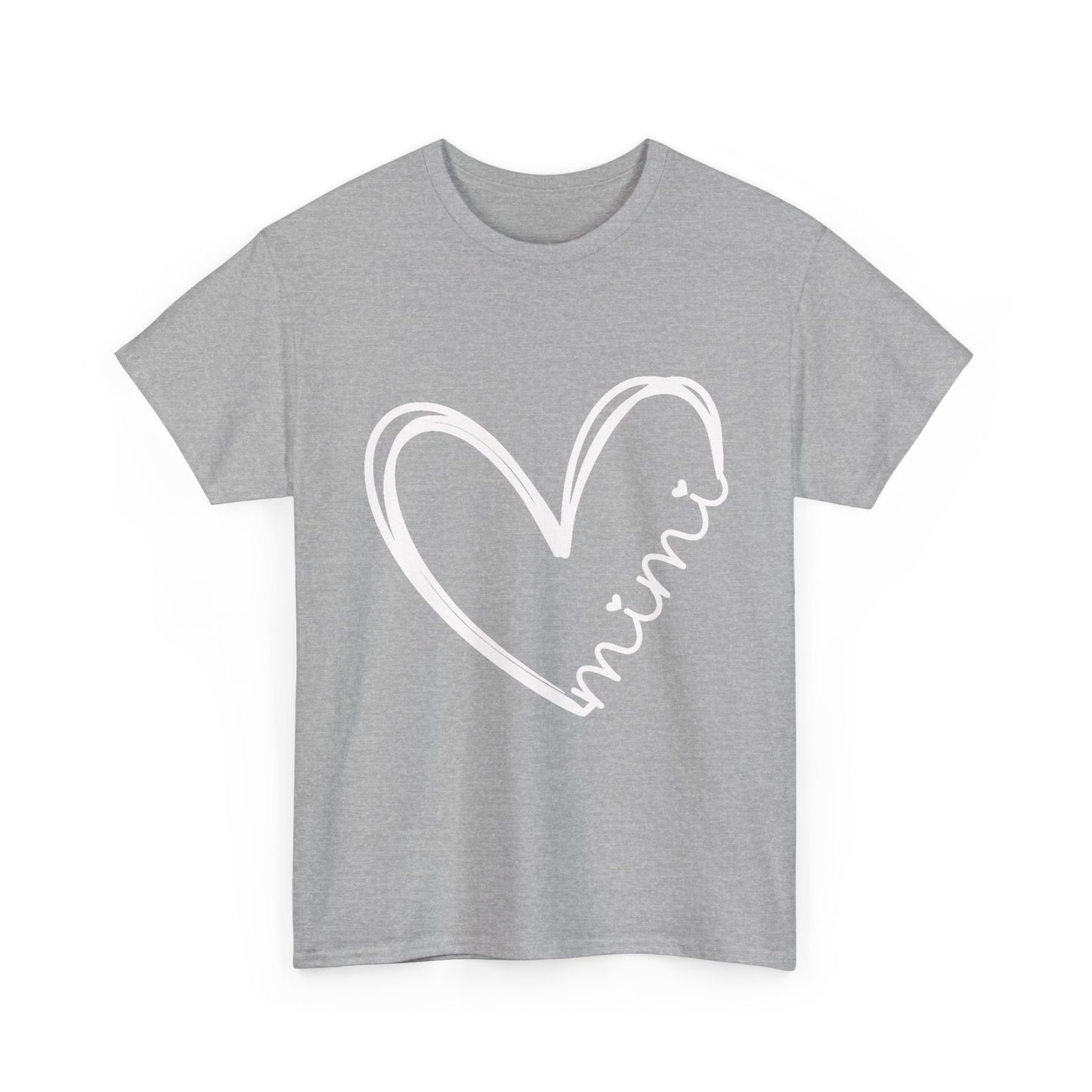 Funny Mimi Heart For Grandma Mother Day Wo T-Shirt