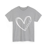 Funny Mimi Heart For Grandma Mother Day Wo T-Shirt