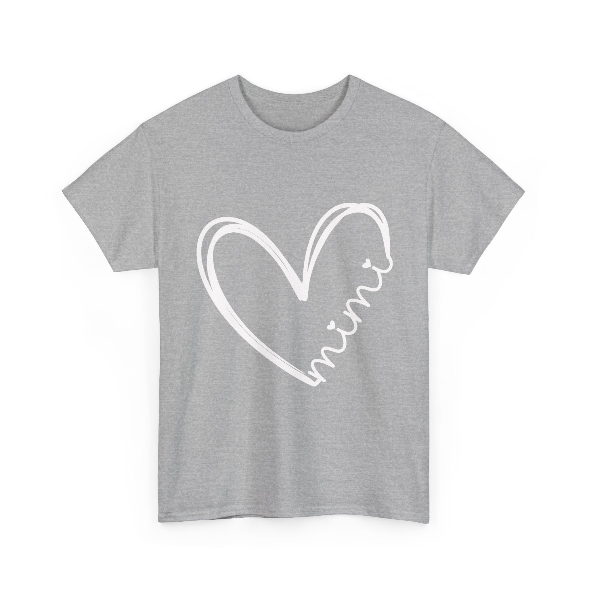 Funny Mimi Heart For Grandma Mother Day Wo T-Shirt