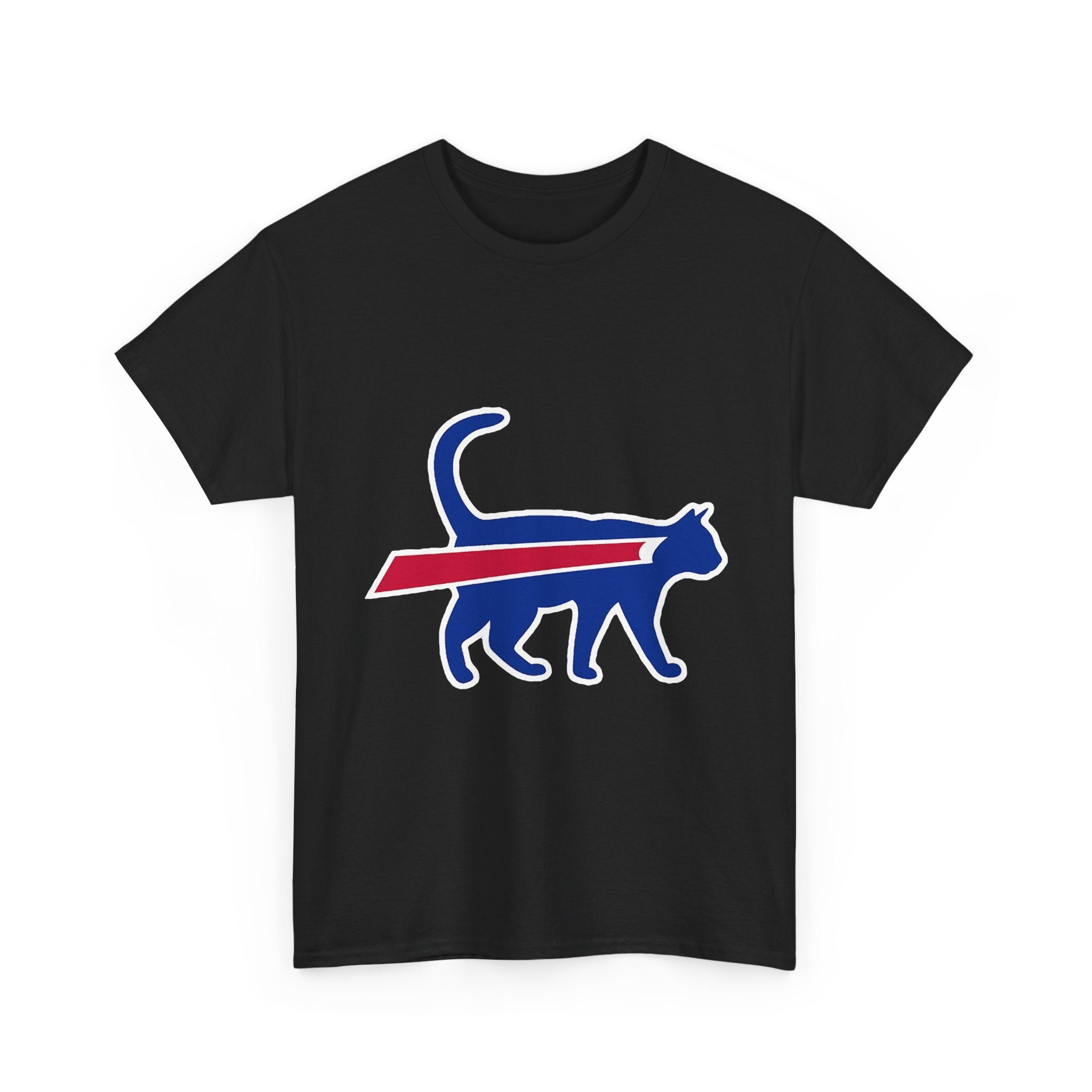 Cat Bills Funny Football Fan T-Shirt