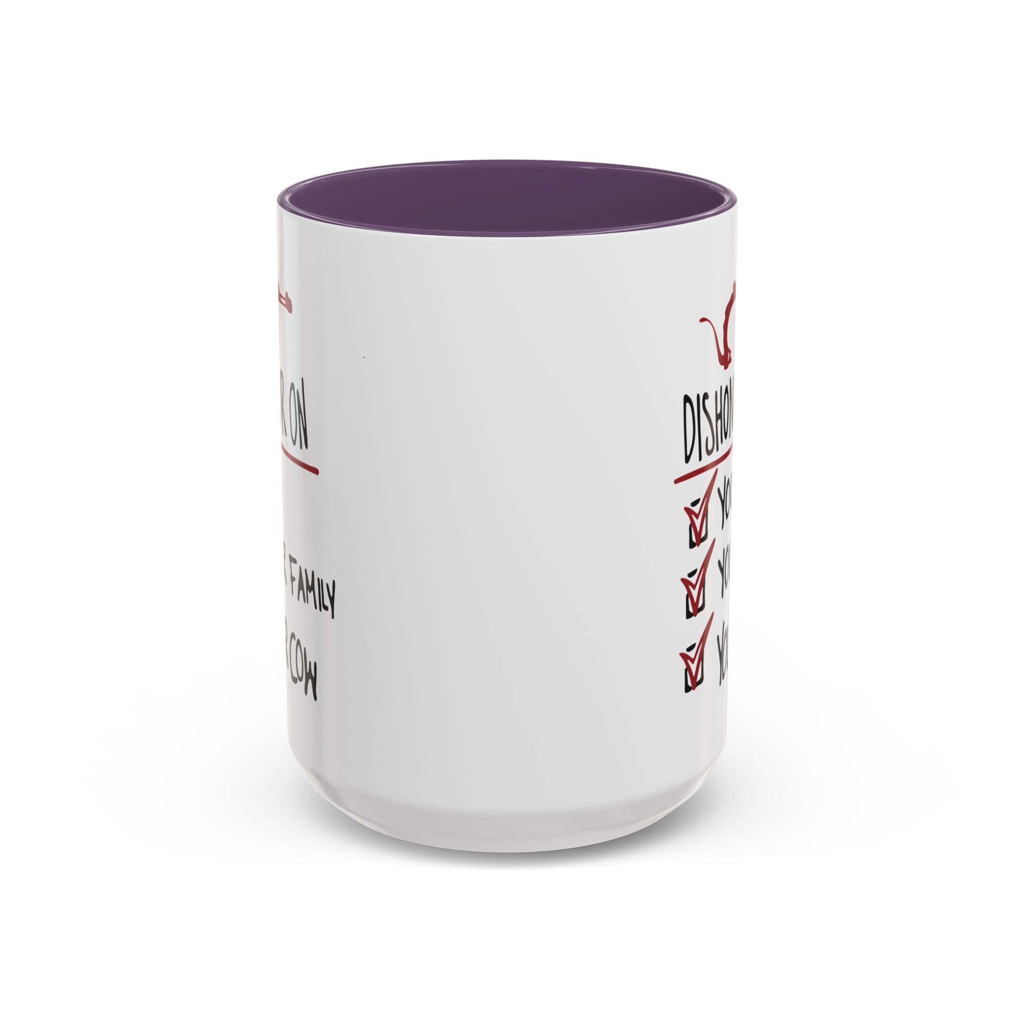 Coffee Mug - "Dishonor On You, Your Family, Your Cow" Funny Viking Gift