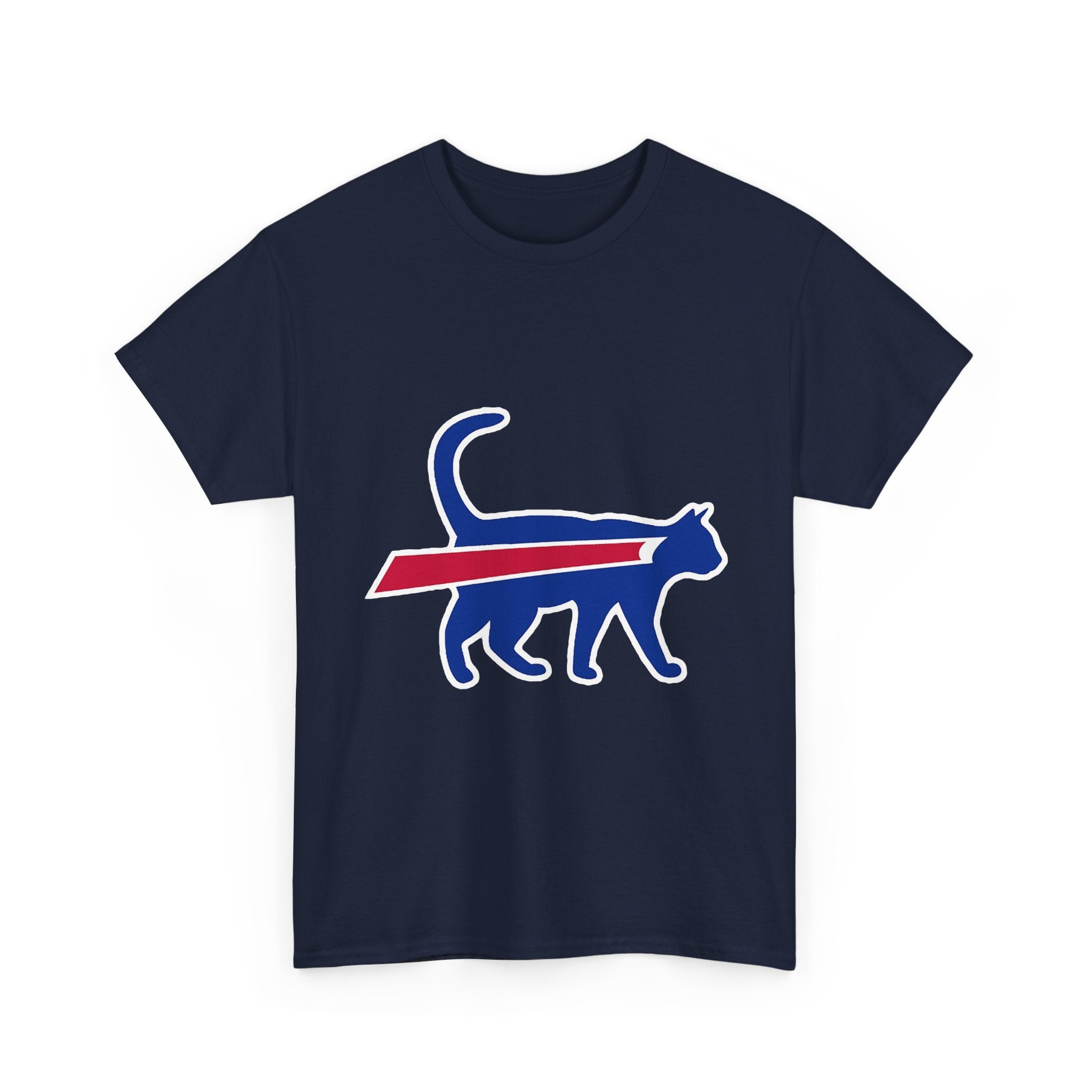 Cat Bills Funny Football Fan T-Shirt