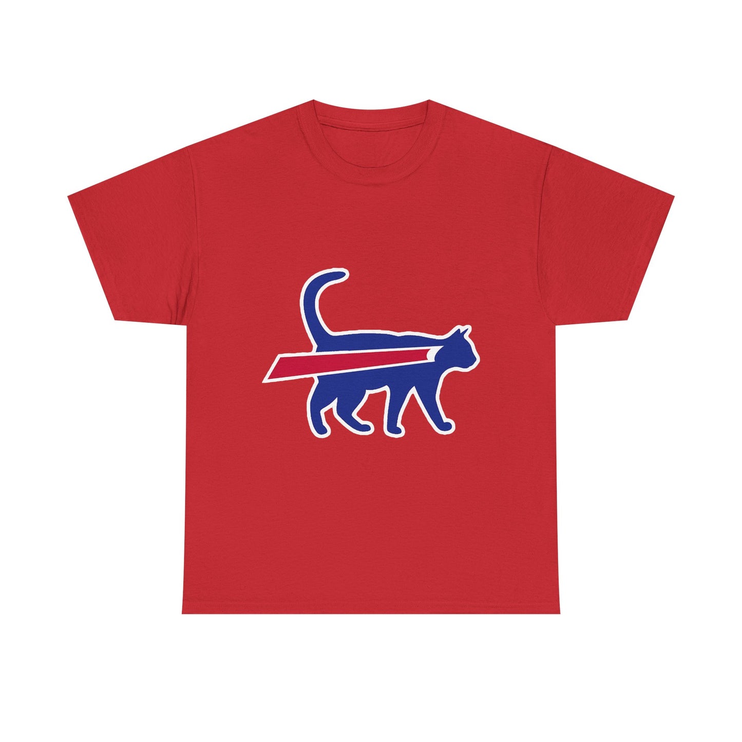 Cat Bills Funny Football Fan T-Shirt