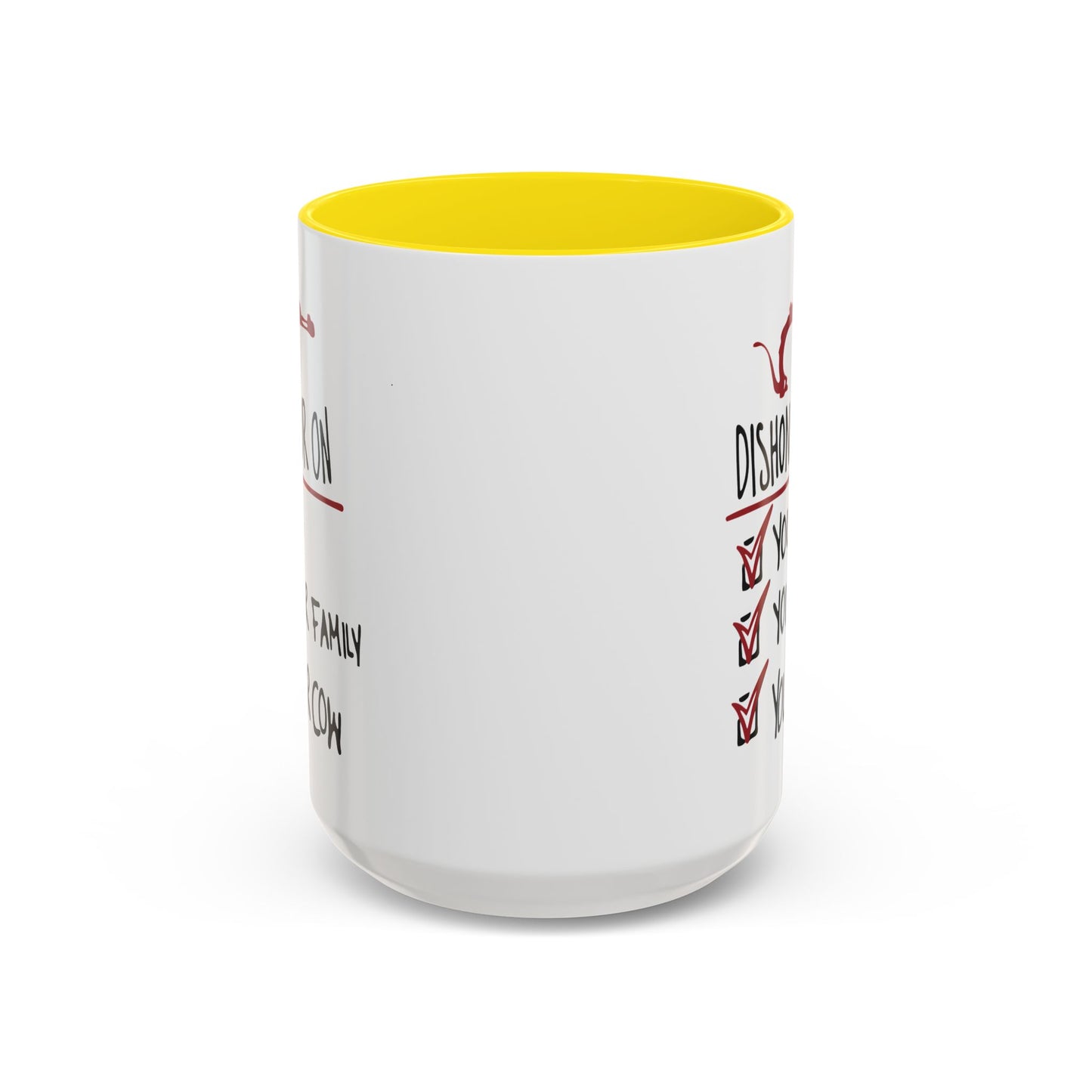 Coffee Mug - "Dishonor On You, Your Family, Your Cow" Funny Viking Gift