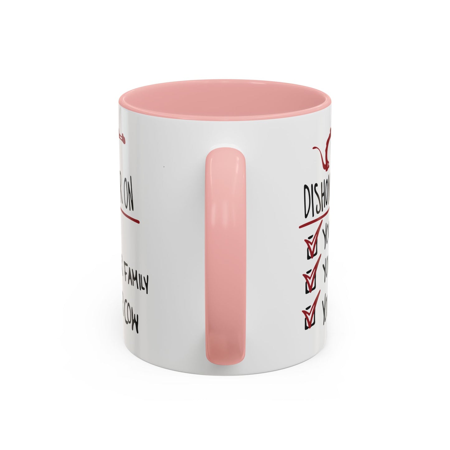 Coffee Mug - "Dishonor On You, Your Family, Your Cow" Funny Viking Gift