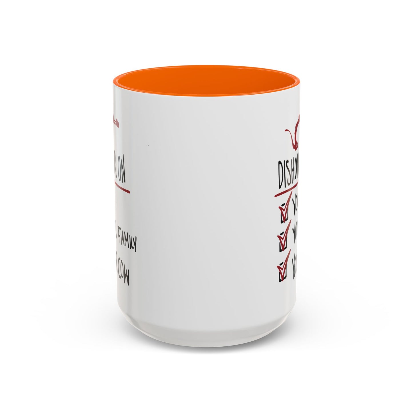 Coffee Mug - "Dishonor On You, Your Family, Your Cow" Funny Viking Gift