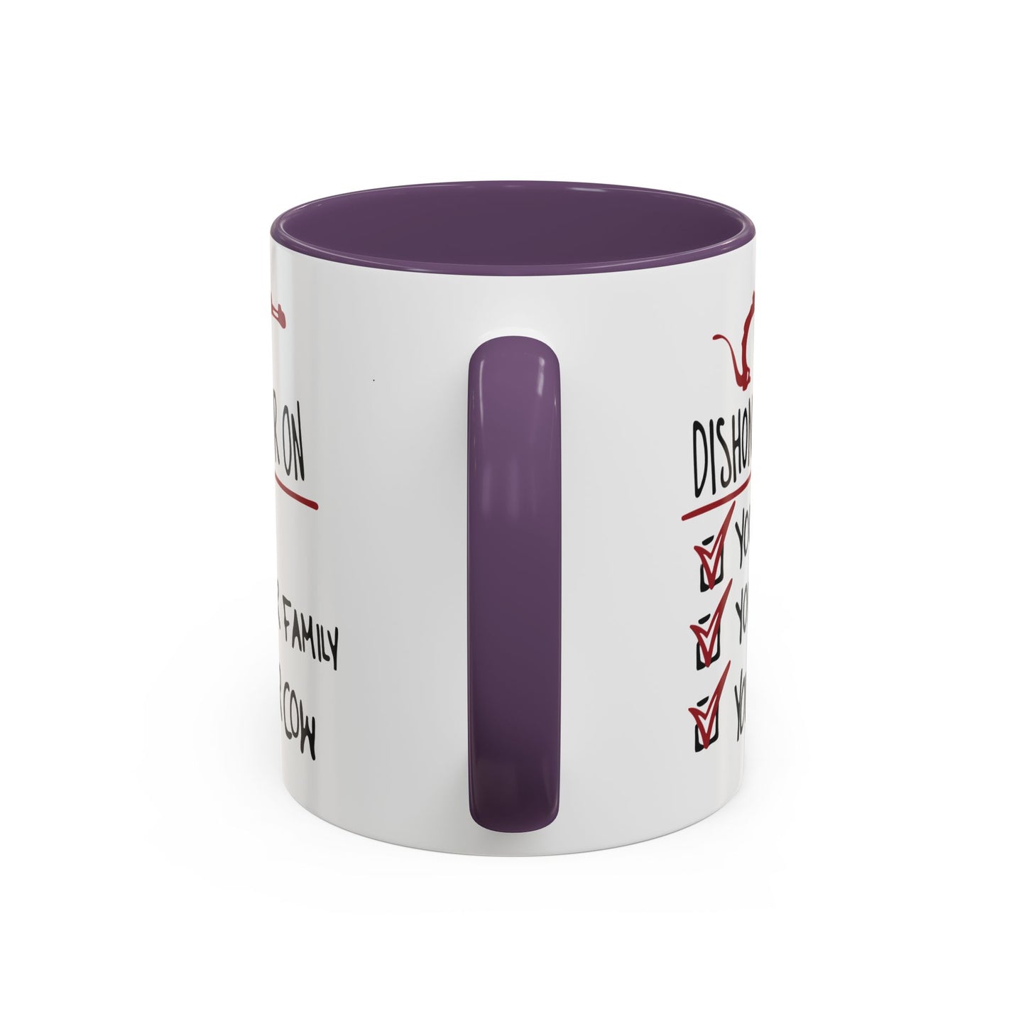 Coffee Mug - "Dishonor On You, Your Family, Your Cow" Funny Viking Gift