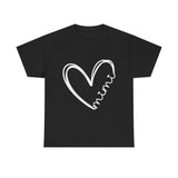 Funny Mimi Heart For Grandma Mother Day Wo T-Shirt