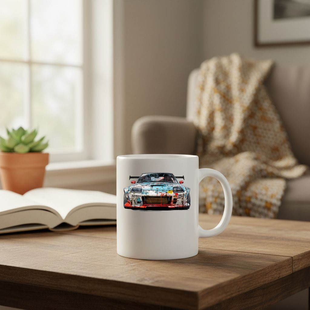 90s vintage japanese old school sport car - 11Oz - Lifestyle02