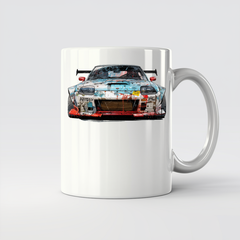 90s vintage japanese old school sport car - 11Oz - Main2