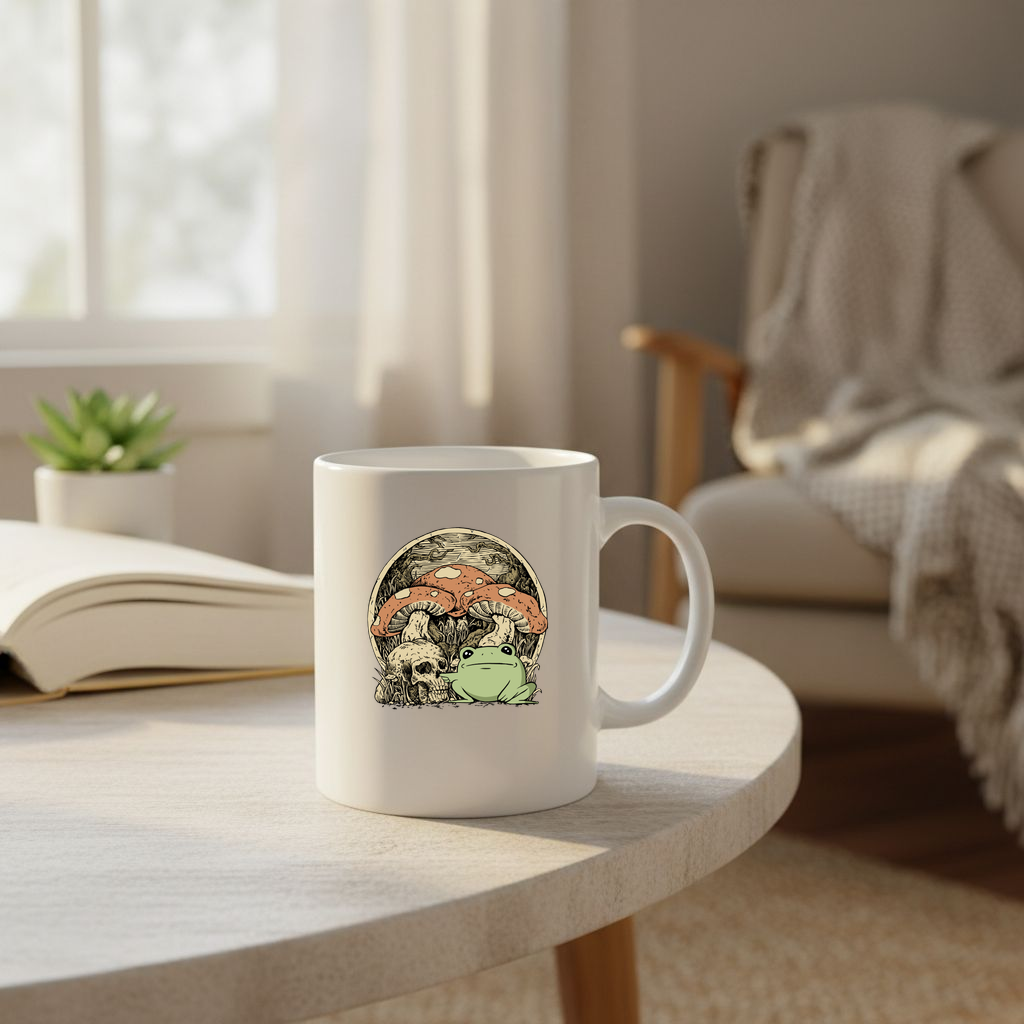 A frog and a skull - 11Oz