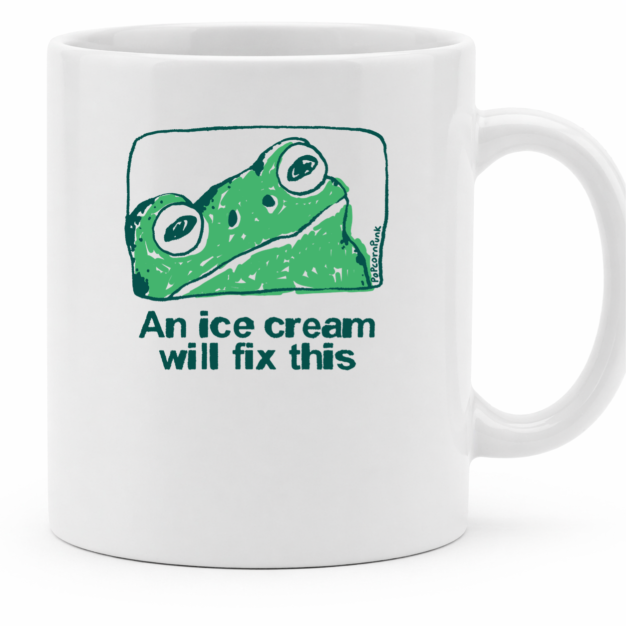 An ice cream will fix this frog - 11Oz - Main
