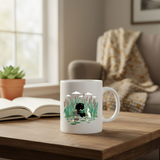 A Quiet Lake Spot – Book Lover Monster - 11Oz - Lifestyle02