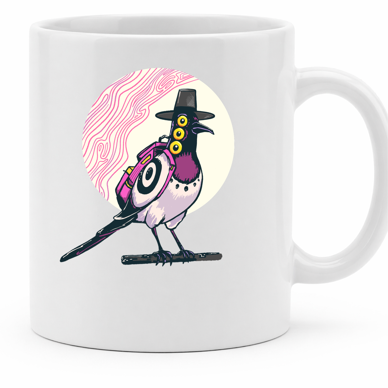Back to School Hat Bird - 11Oz - Main