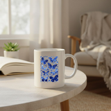 Blue Watercolor Butterflies - 11Oz