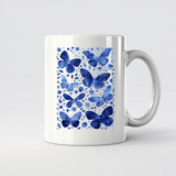 Blue Watercolor Butterflies - 11Oz - Main2