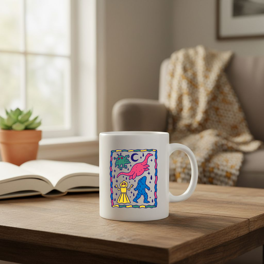 Colorful cryptids - 11Oz - Lifestyle02