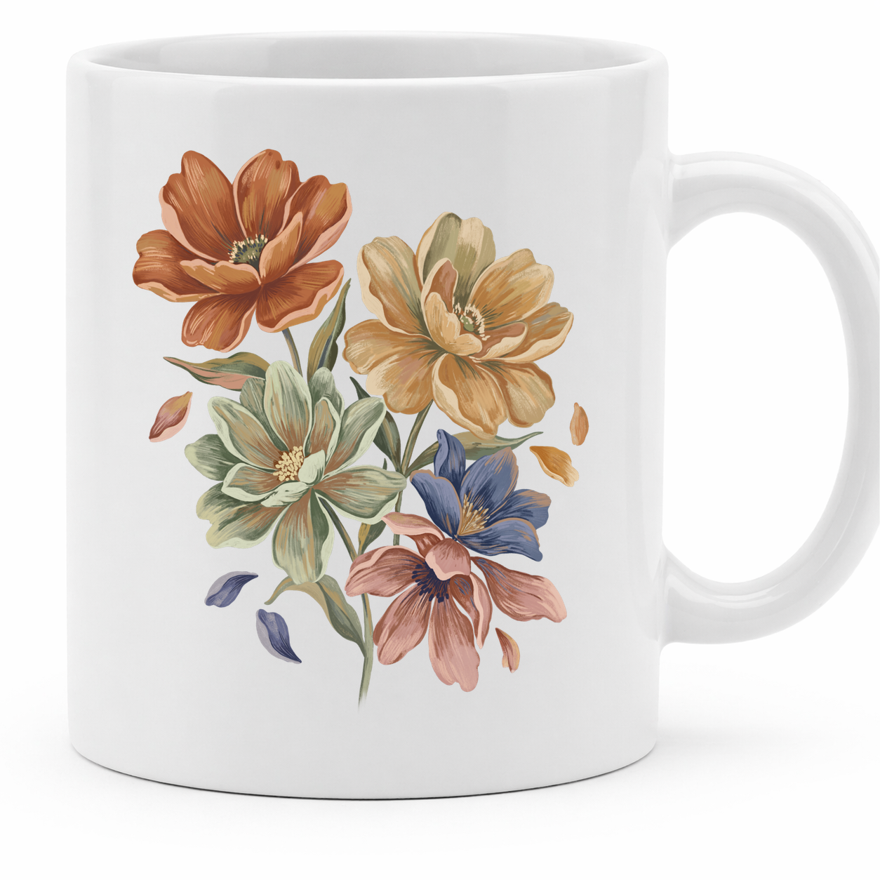 Dark Romantic Flowers - 11Oz - Main