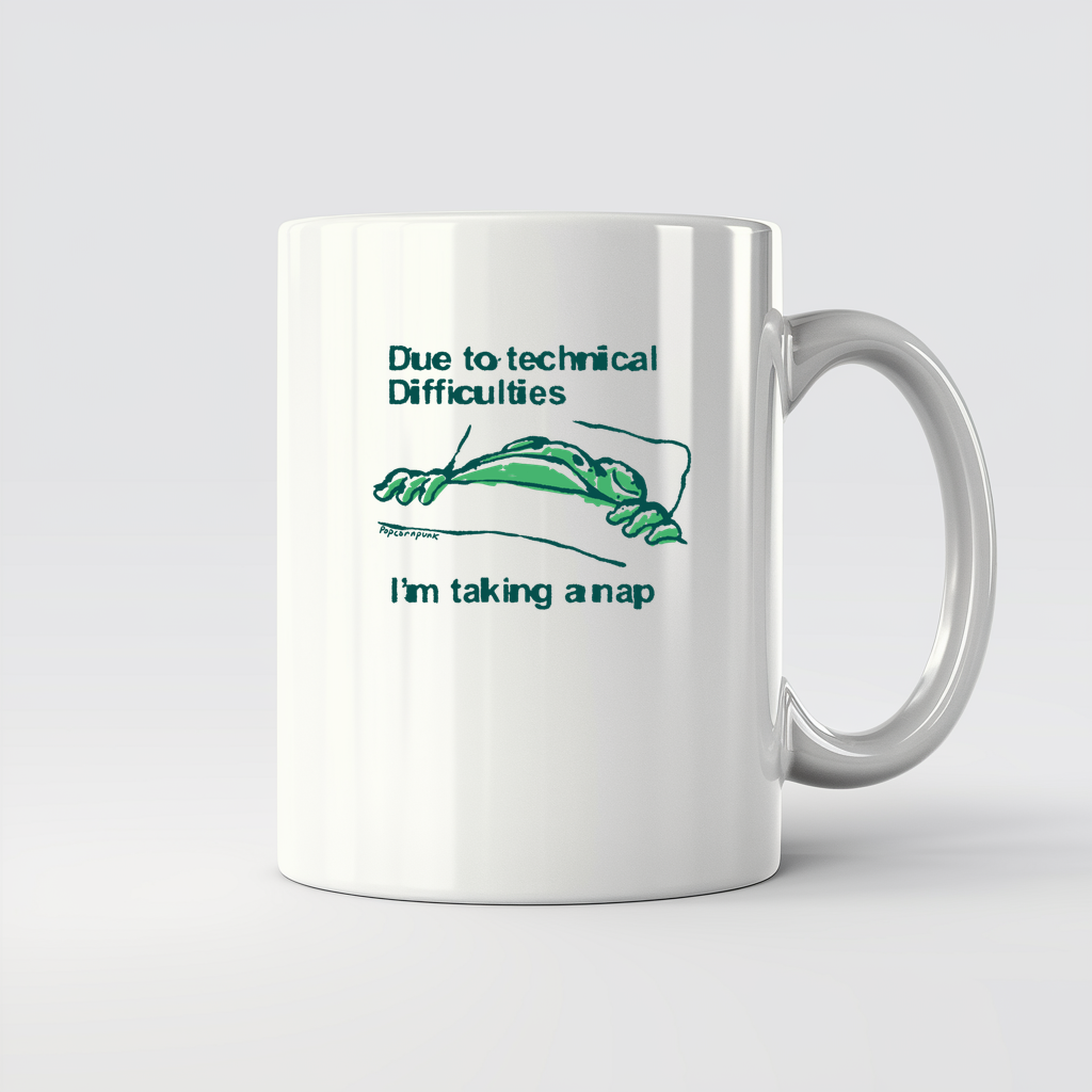 Due to technical difficulties I'm taking a nap frog - 11Oz - Main2