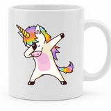 Dabbing Unicorn Shirt Dab Hip Hop Funny Magic - 11Oz - Main
