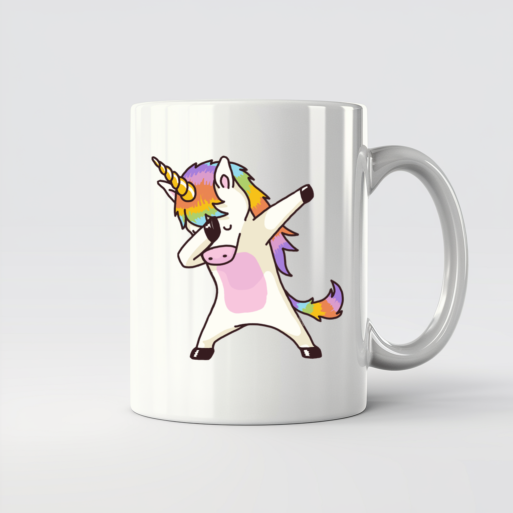 Dabbing Unicorn Shirt Dab Hip Hop Funny Magic - 11Oz - Main2