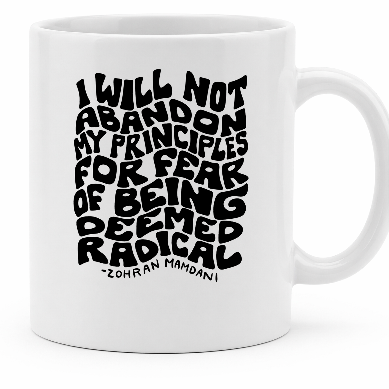 For Fear of Being Radical in Black - 11Oz - Main