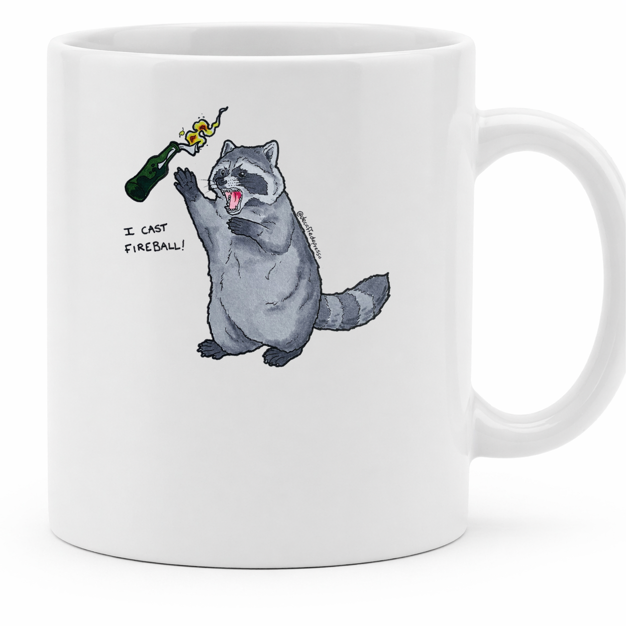 Fireball raccoon - 11Oz - Main