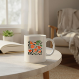 Hummingbird and Trumpet Flowers - 11Oz
