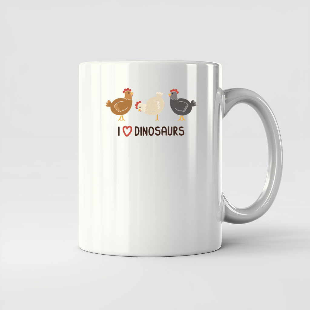 I Love Dinosaurs - 11Oz - Main2