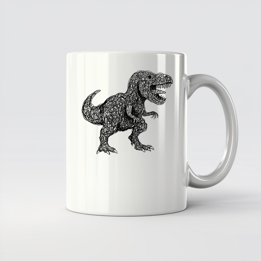 Lines Dinosaur - 11Oz - Main2