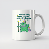 Poof! you are now untired and very happy wizard frog - 11Oz - Main2