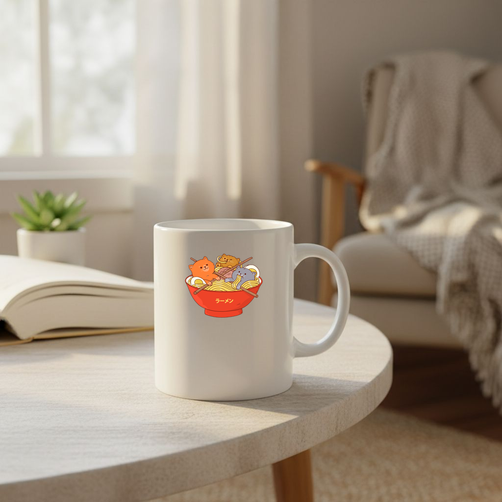 Ramen and cats - 11Oz