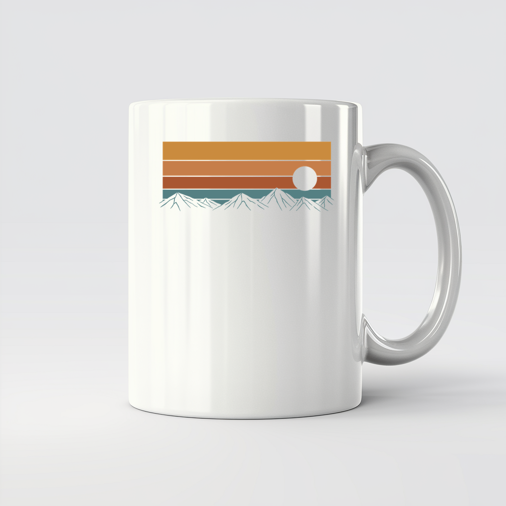 Retro Mountainscape - 11Oz - Main2