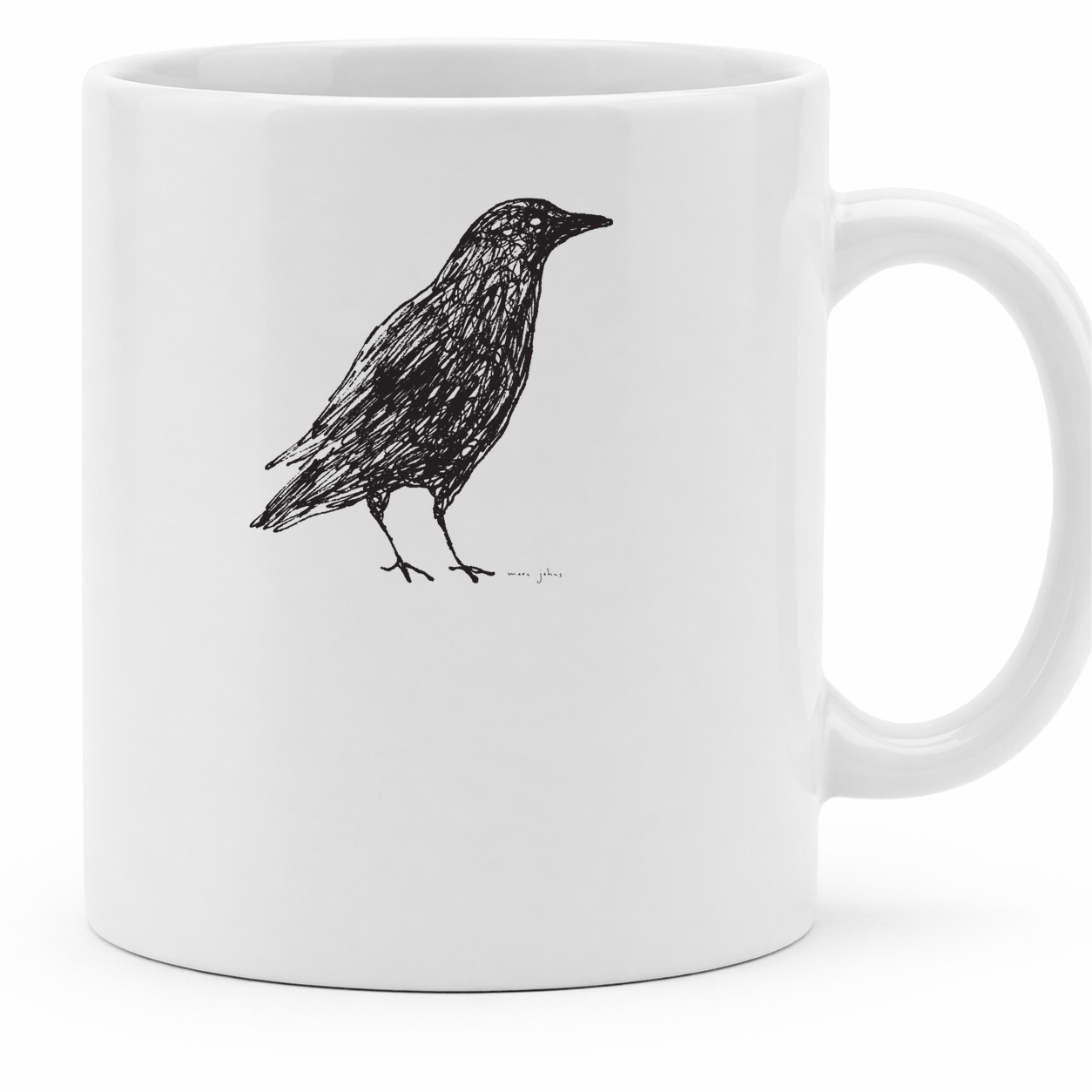 scribble crow - 11Oz - Main