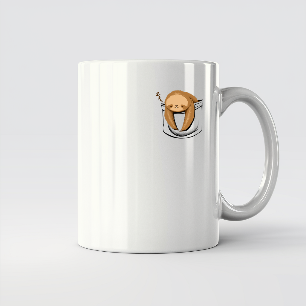 Sloth in a Pocket - 11Oz - Main2