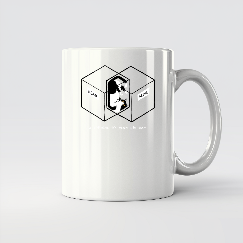 Schrodinger's Venn Diagram - 11Oz - Main2