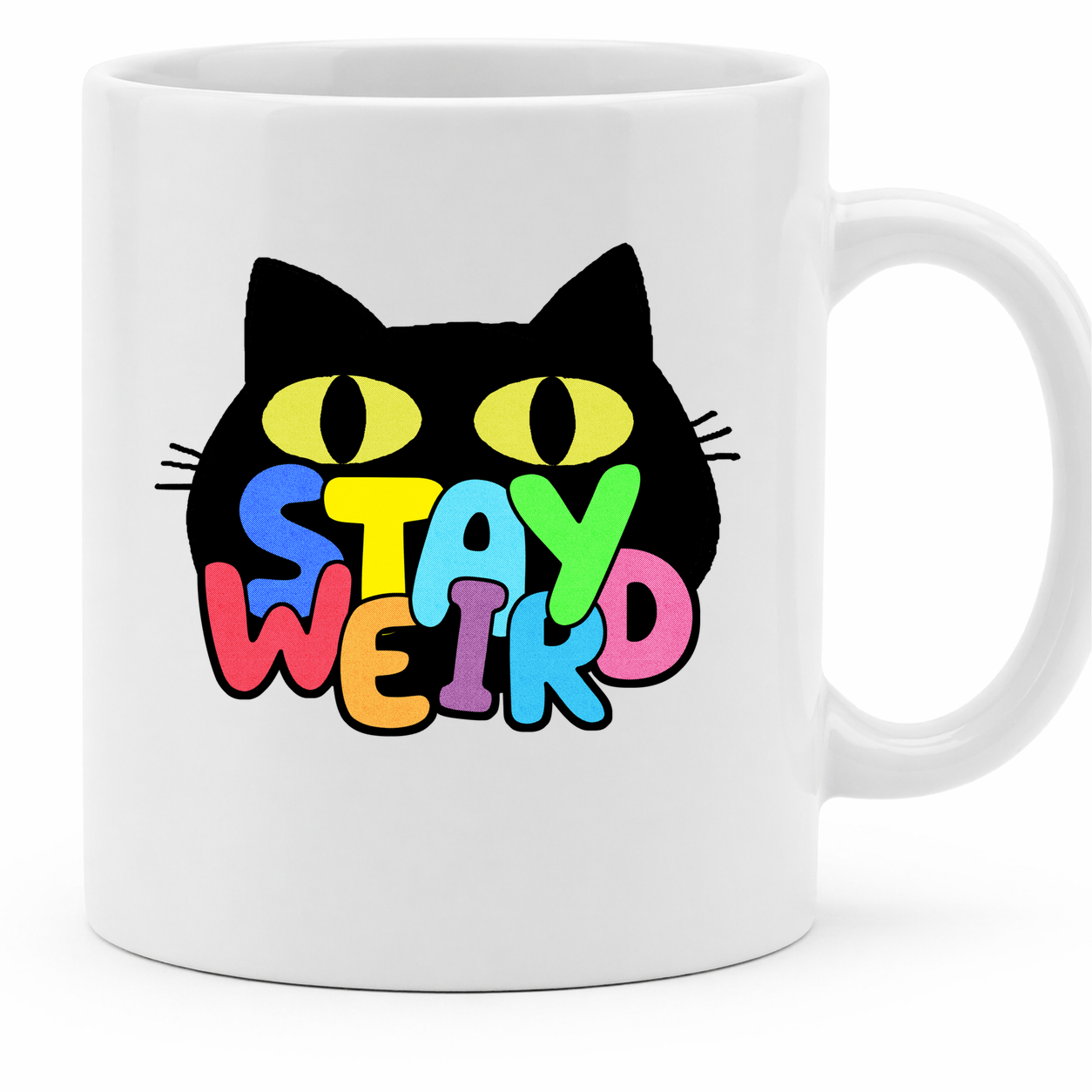 Stay Weird Cat - 11Oz - Main