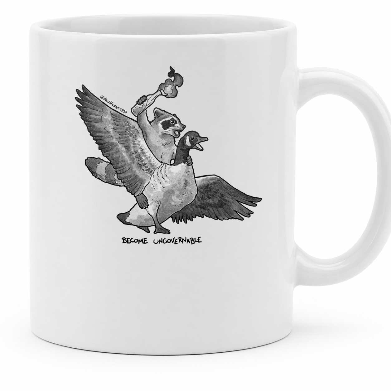 Ungovernable raccoon - 11Oz - Main