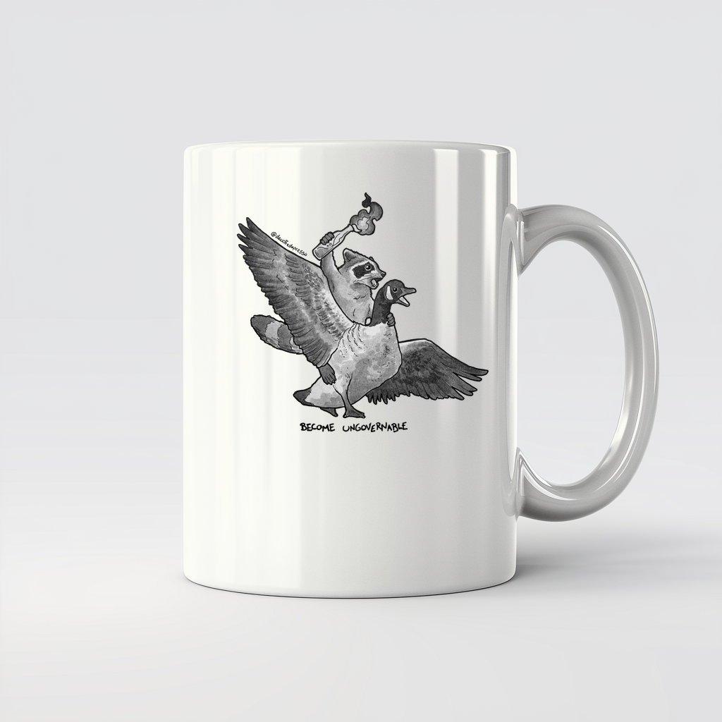 Ungovernable raccoon - 11Oz - Main2