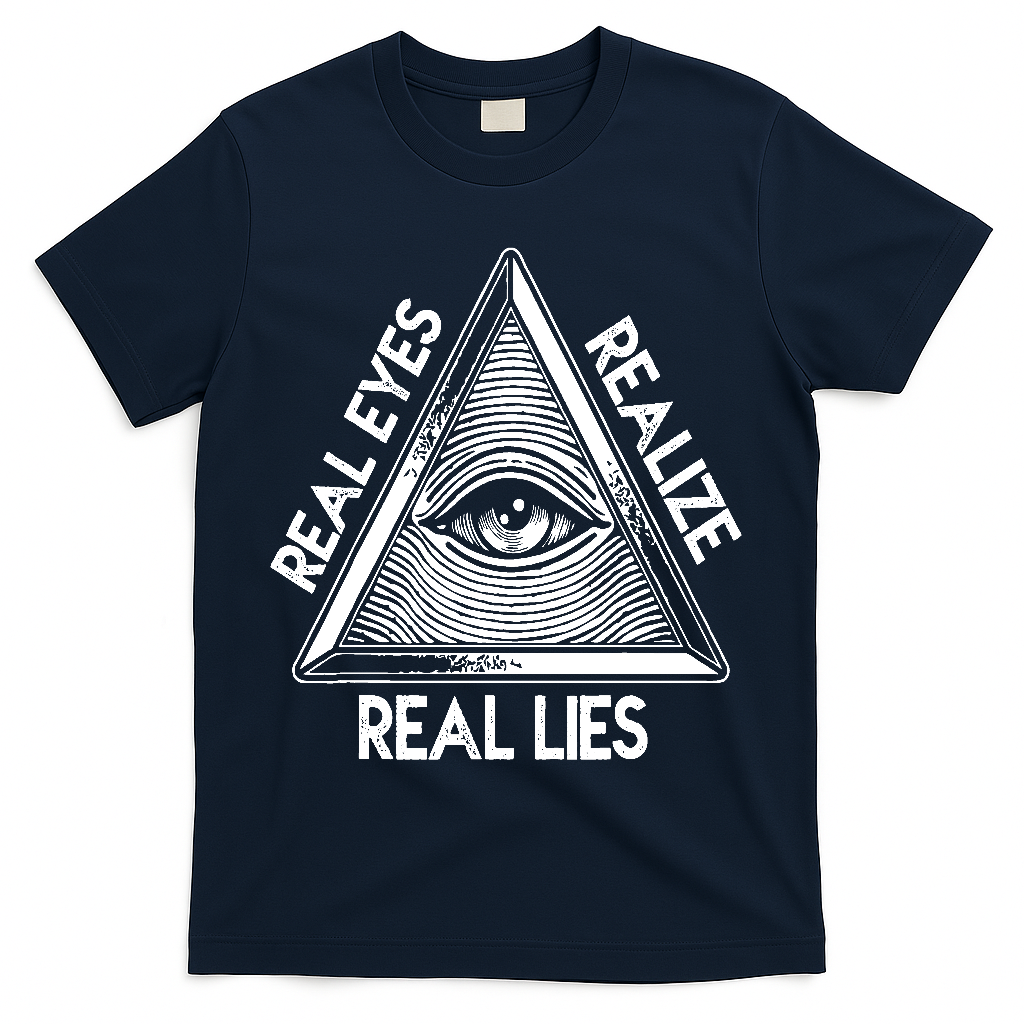 Seeing Eye Realize Real Lies Truth Awareness T-Shirt
